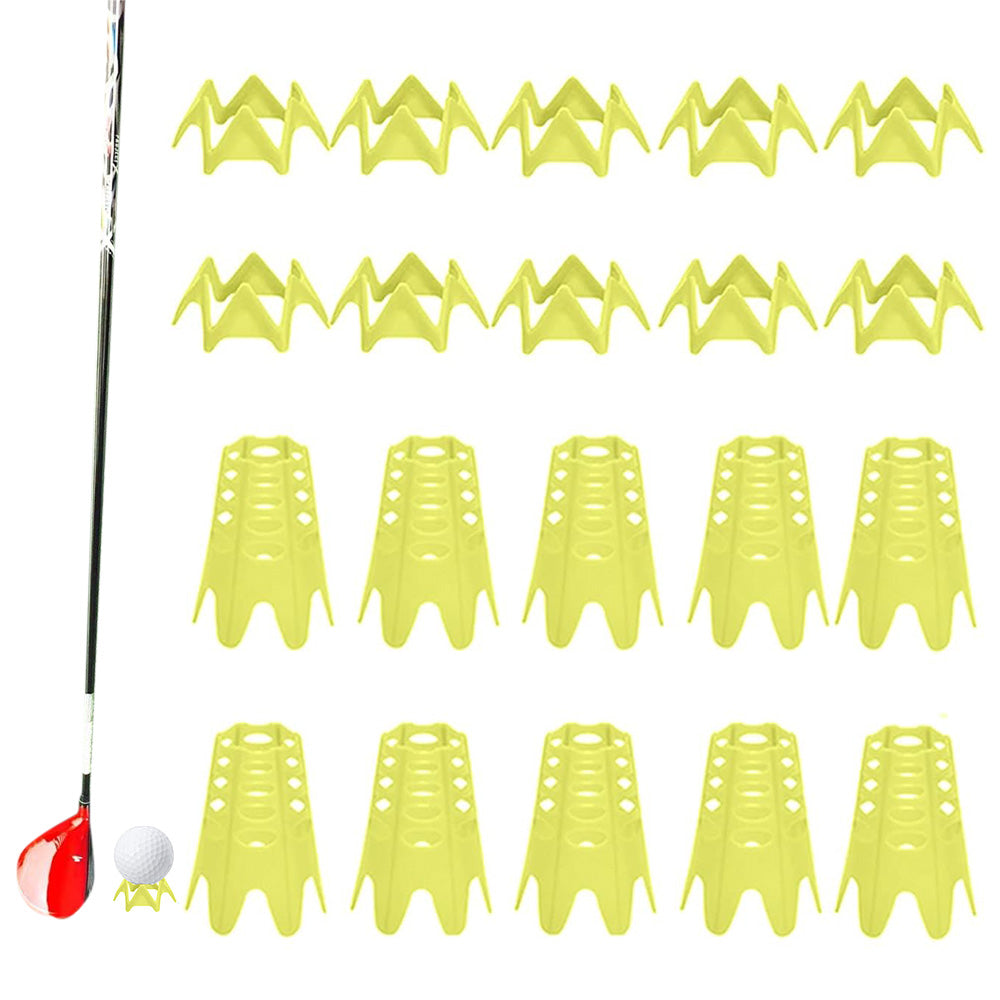 Reusable Plastic Golf Tees Lightweight for Indoor and Outdoor Golf Practice