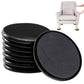8 Piece Furniture Sliders Reusable Pads for Hardwood Floors and Carpet