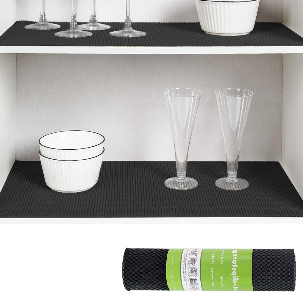 Non-Adhesive Drawer and Shelf Liner for Cabinet Wardrobe