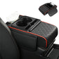 Car Armrest Cushion Organizer with Cup Holder Multi Functional Center Console Booster Pad