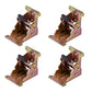 4Pcs 90 Degree Self Locking Folding Hinge for Tables Chairs and Workbenches
