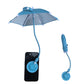 Universal Phone Umbrella for Sun Adjustable Smartphone Umbrella Stand for Outdoor