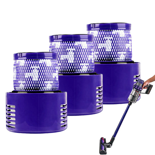 3XWashable Pre Motor Filter Compatible with Dyson V10 SV12 Vacuum
