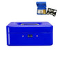 Lockable Cash Box Deposit Petty Cash Money Box with Code Lock Security Safe