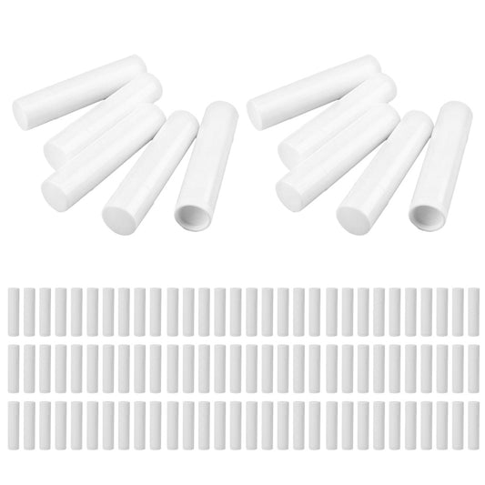 100 PCS Empty Lip Balm Tubes 5g Twist Up Plastic Lipstick Containers for Homemade Lip Gloss Lipstick