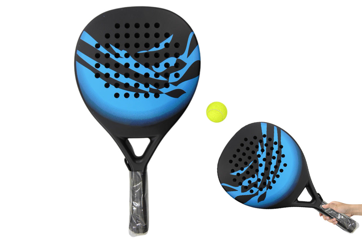 Carbon Fiber Paddle Tennis Racket with EVA Core and Carry Bag for Beach or Court