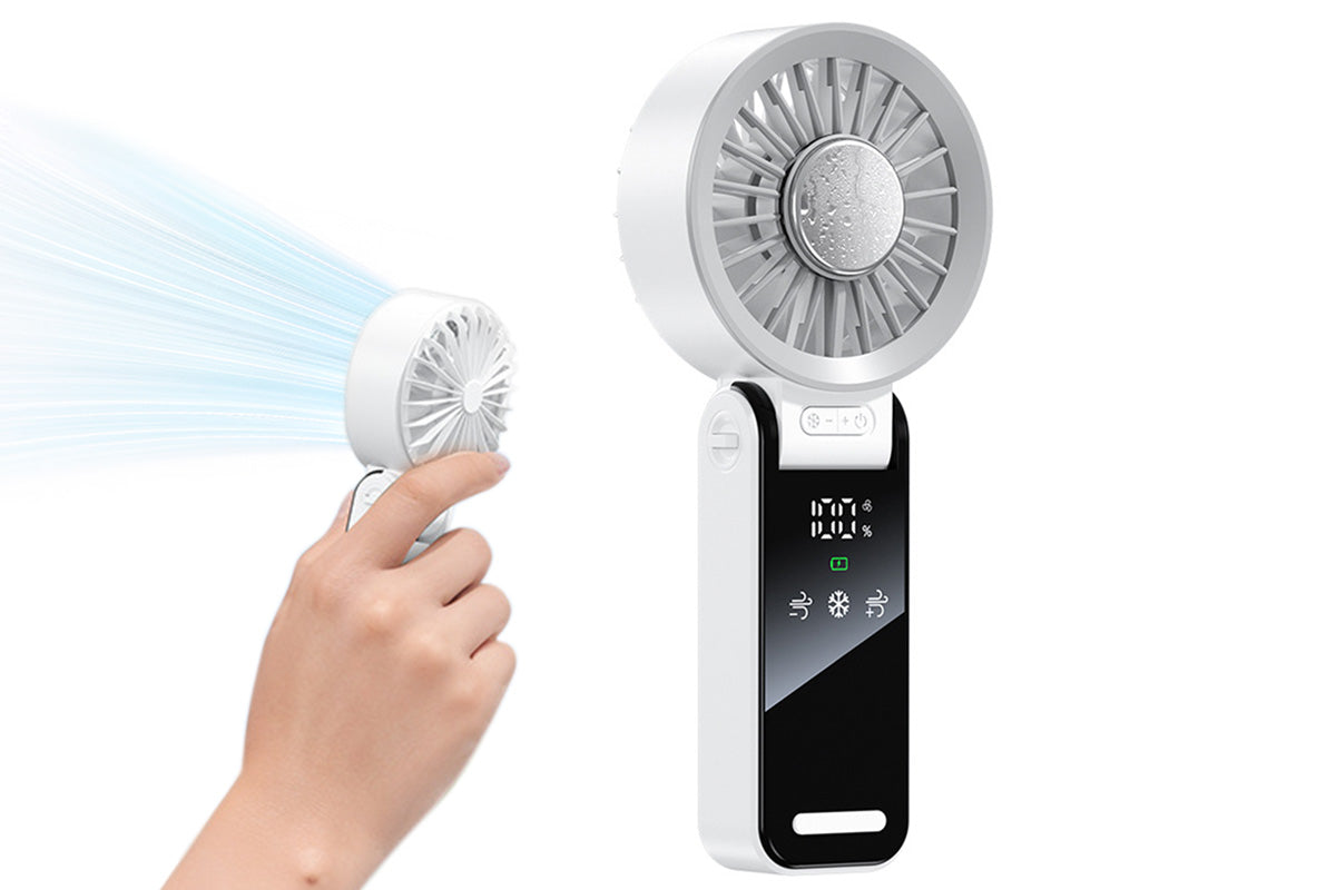Handheld Foldable High Speed Fan for Travel Outdoor Home Office