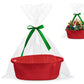 Gift Basket With Gift Bag And Ribbons Woven Storage Basket With Handle