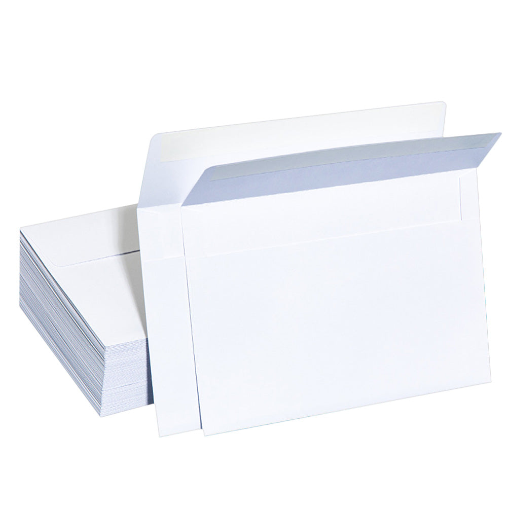 50 Pack Thick Kraft Paper Self Adhesive Envelopes for Cards Photos