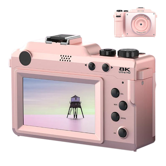 8K Digital Camera 18X Zoom Dual Lens Camera for Beginners Vlogging