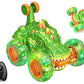 Remote Control Car 360-degree Rotating 4WD RC Stunt Twist Cars LED Lights