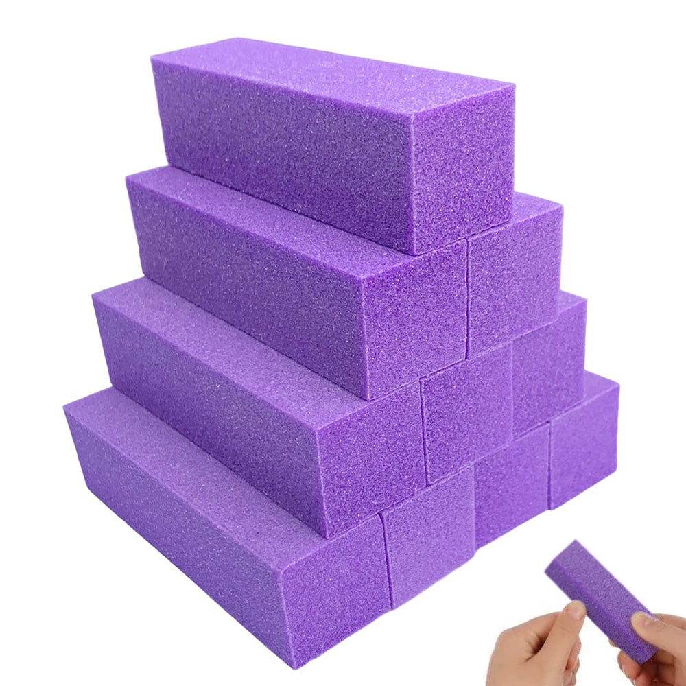 10Pcs 150 Grit Nail Buffer Blocks for Acrylic and Gel Nails
