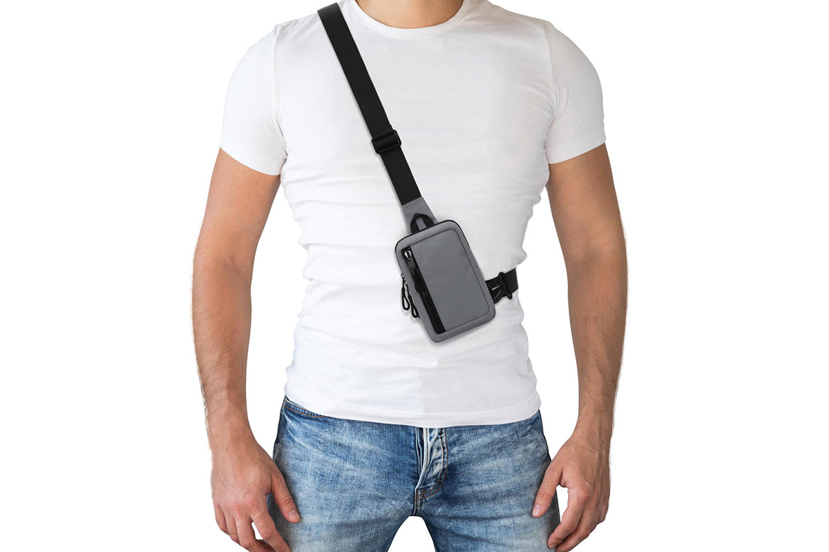 Mini Crossbody Sling Bag Travel Daypack Shoulder Bag for Running and Outdoor Use