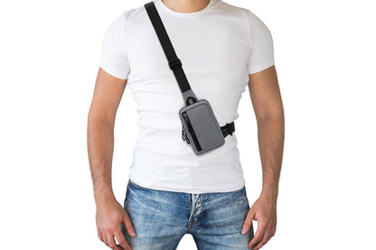 Mini Crossbody Sling Bag Travel Daypack Shoulder Bag for Running and Outdoor Use