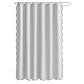 Waterproof Shower Curtain Thick Boho Wavy Edge With Rustproof Hooks