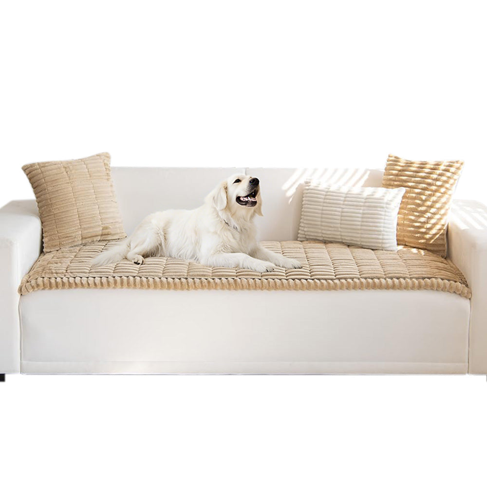 Sofa Covers Couch Cover for Dogs Washable Fuzzy Pet Couch Cushion