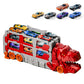 Foldable Dinosaur Truck with Dual Tracks and 6 Small Cars for Home Outdoors