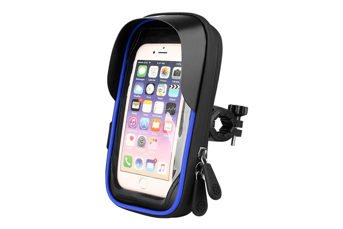 Waterproof Bike Phone Holder Fully Enclosed Handlebar Phone Mount