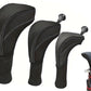 3Pcs Set Golf Club Head Cover for Woods and Driver with Interchangeable Tags 3 4 5 7 X