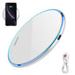 Fast Wireless Charger Pad with Mirror Surface for Phone