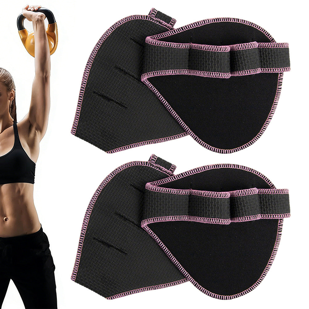 2XFour Finger Gym Palm Grip Gloves Non Slip Weight Lifting Gloves for Men And Women