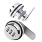 2Pcs 3 Digital Code Combination Cam Lock Furniture Post Box Cabinet Locker