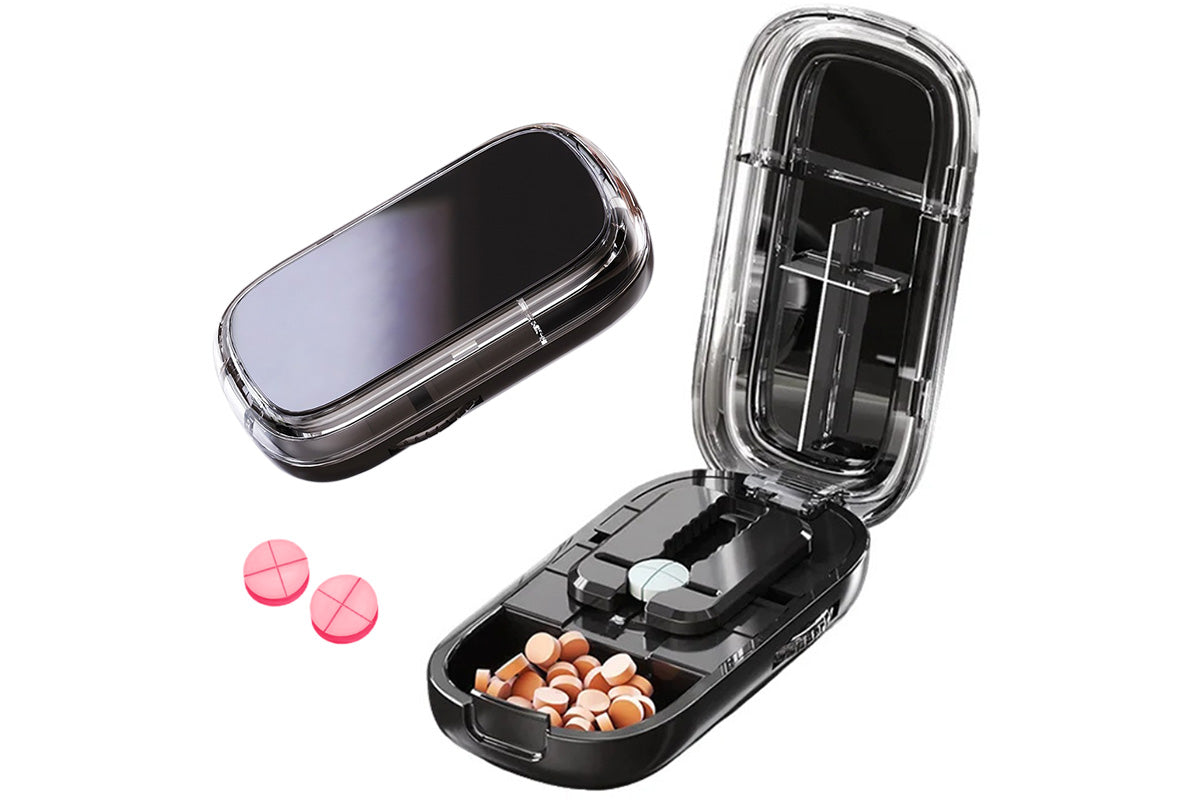 Pill Cutter Pill Splitter for Small and Tiny Pills 1/2 Adjustable Pill Organizer