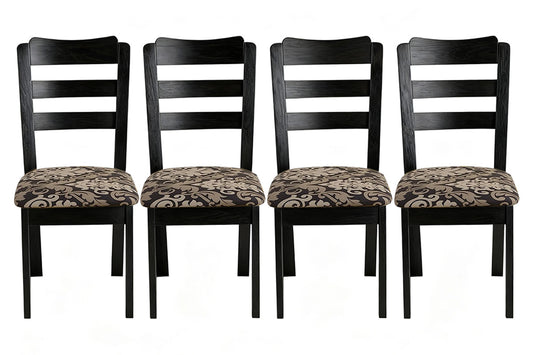 4Pcs Chair Seat Cover Stretch Chair Covers Washable Seat Cushion Slipcovers -ST1