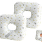 Square Ear Piercing Pillow for Side Sleepers with Central Ear Hole