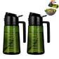 2X470ml Glass Oil Sprayer Bottle for Cooking Olive Oil Dispenser Kitchen Gadgets