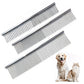 Double Sided Stainless Steel Dematting Grooming Comb for Dogs and Cats