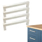 4X 12mm Square Stainless Steel Kitchen Cabinet and Door Handle