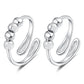 2Pcs Adjustable Fidget Spinner Rings