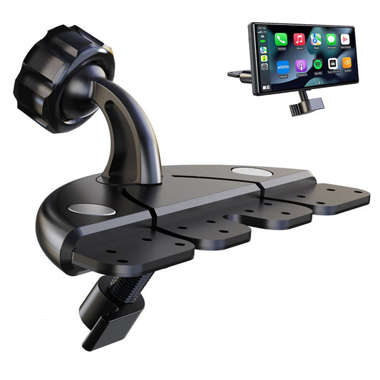Rotating CD Slot Mount for 5 to 11 Inch CarPlay Screens