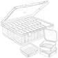 Plastic Bead Organizer Box for DIY Jewelry and Nail Craft Storage