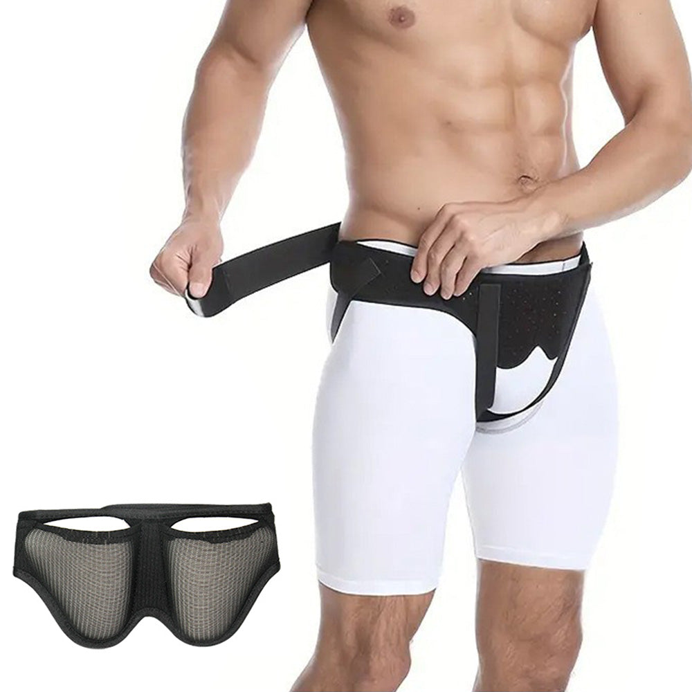 Men Hernia Support Belt Truss Brace for Inguinal Groin Support