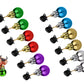 12Pcs Beard Baubles Ornaments Mini Gingle Bells Mustache Christmas Decoration