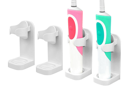 4Pcs Electric Toothbrush Holder Wall Mounted Bathroom Organizer