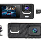 Triple Lens Car Dash Cam Super Night Vision Loop Recording