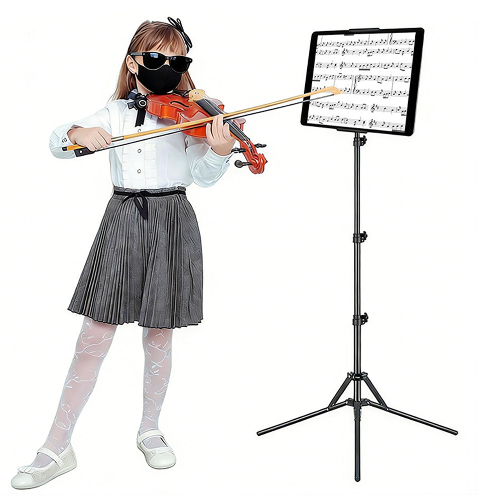 1.6M Tablet Floor Stand Tripod Height Adjustable Floor Stand Holder With Case
