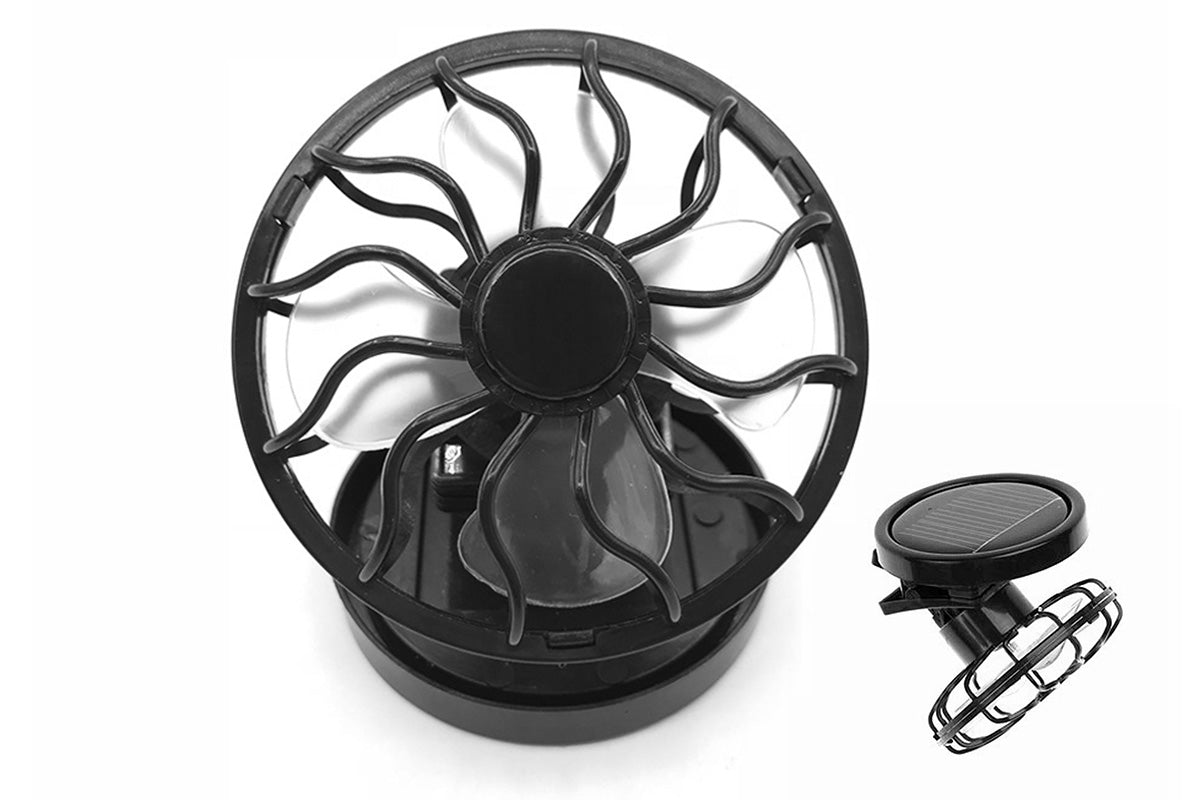 Solar Powered Clip-on Hat Fan for Outdoor Activities