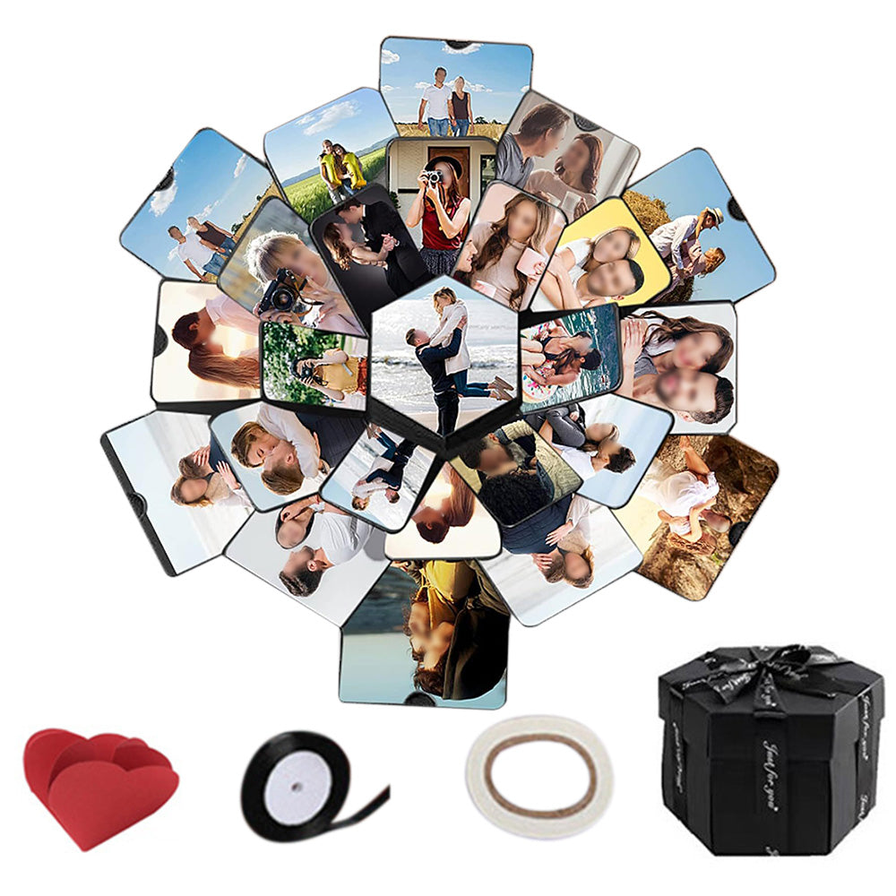 5 Layers Explosion Gift Box DIY Explosion Surprise Photo Preassembled Box
