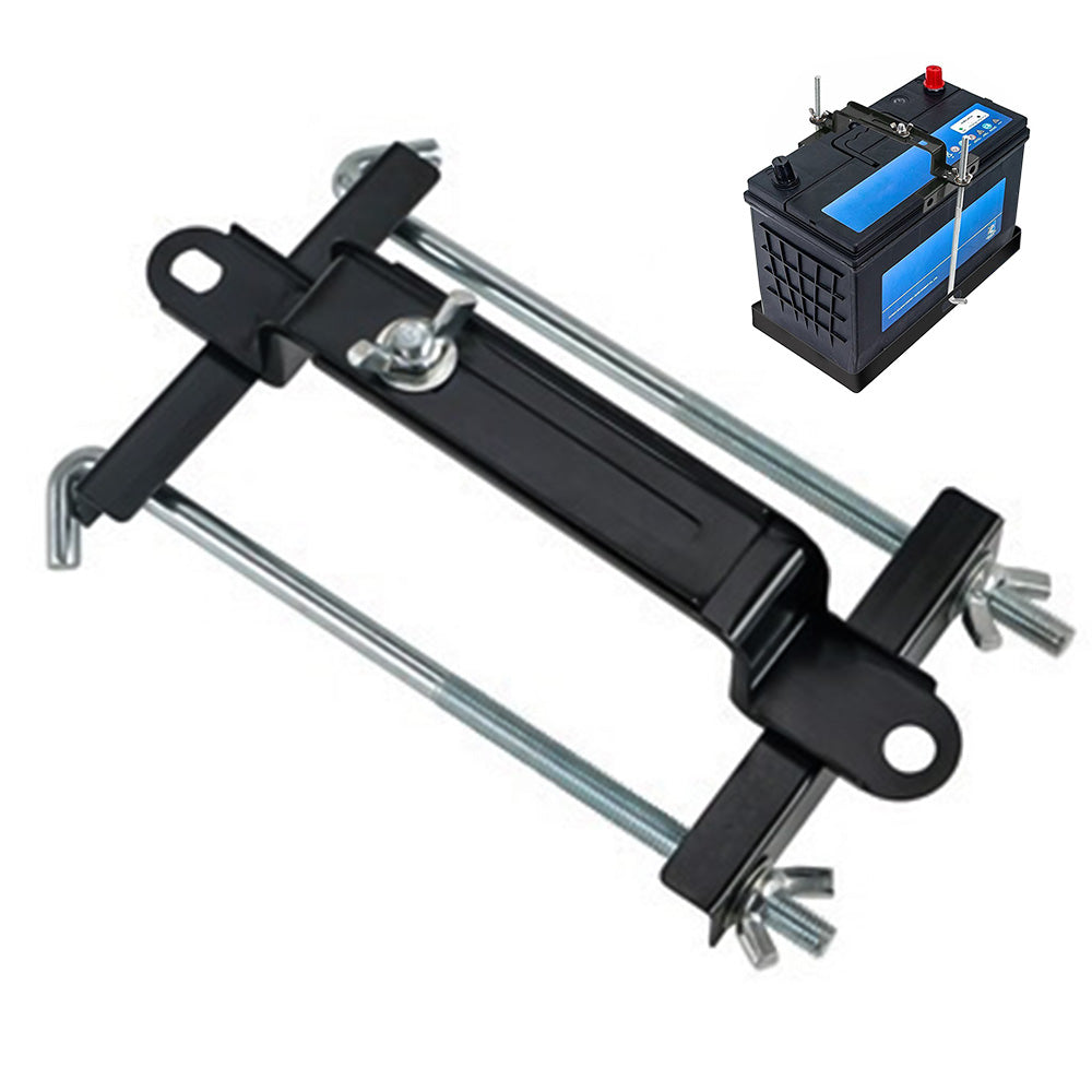 Adjustable Battery Hold Down Bracket for Car Truck and Boat