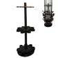 Rotating Fishing Rod Holder with Wheels Holds Up to 16 Poles Fishing Rod Rack for Home Tackle Shop