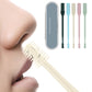 Nose Hair Trimmer for Men Women Double Sided Nose Hair Knife with Nose Picker
