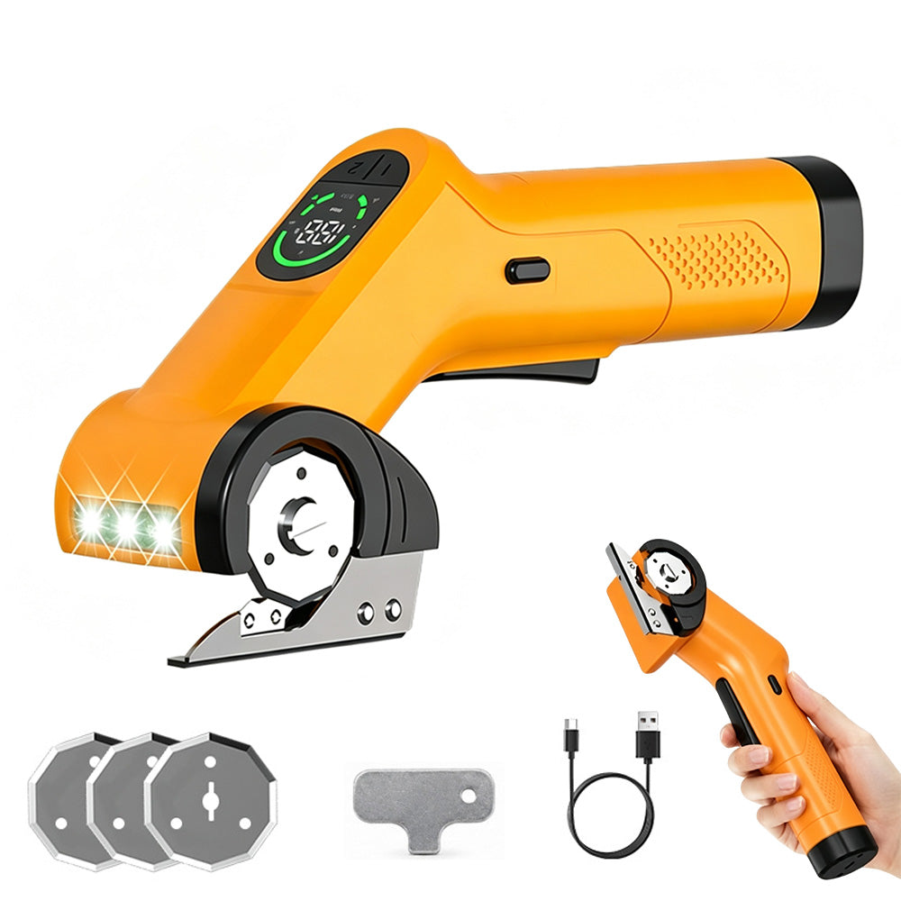 45mm Electric Cardboard Cutter with 2 Speeds and 4000mAh Battery