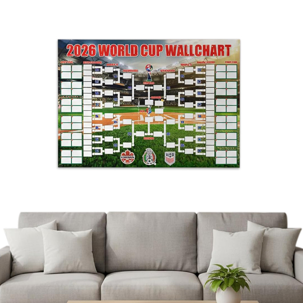 2026 World Cup Backdrop Banner Soccer Party Decoration Fabric Background for Football Theme Event