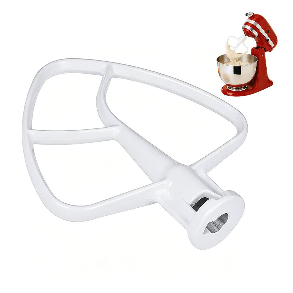 Coated Flat Beater for KitchenAid 4.5-5QT Tilt Head Stand Mixer Compatible with K5AB K5SS Models