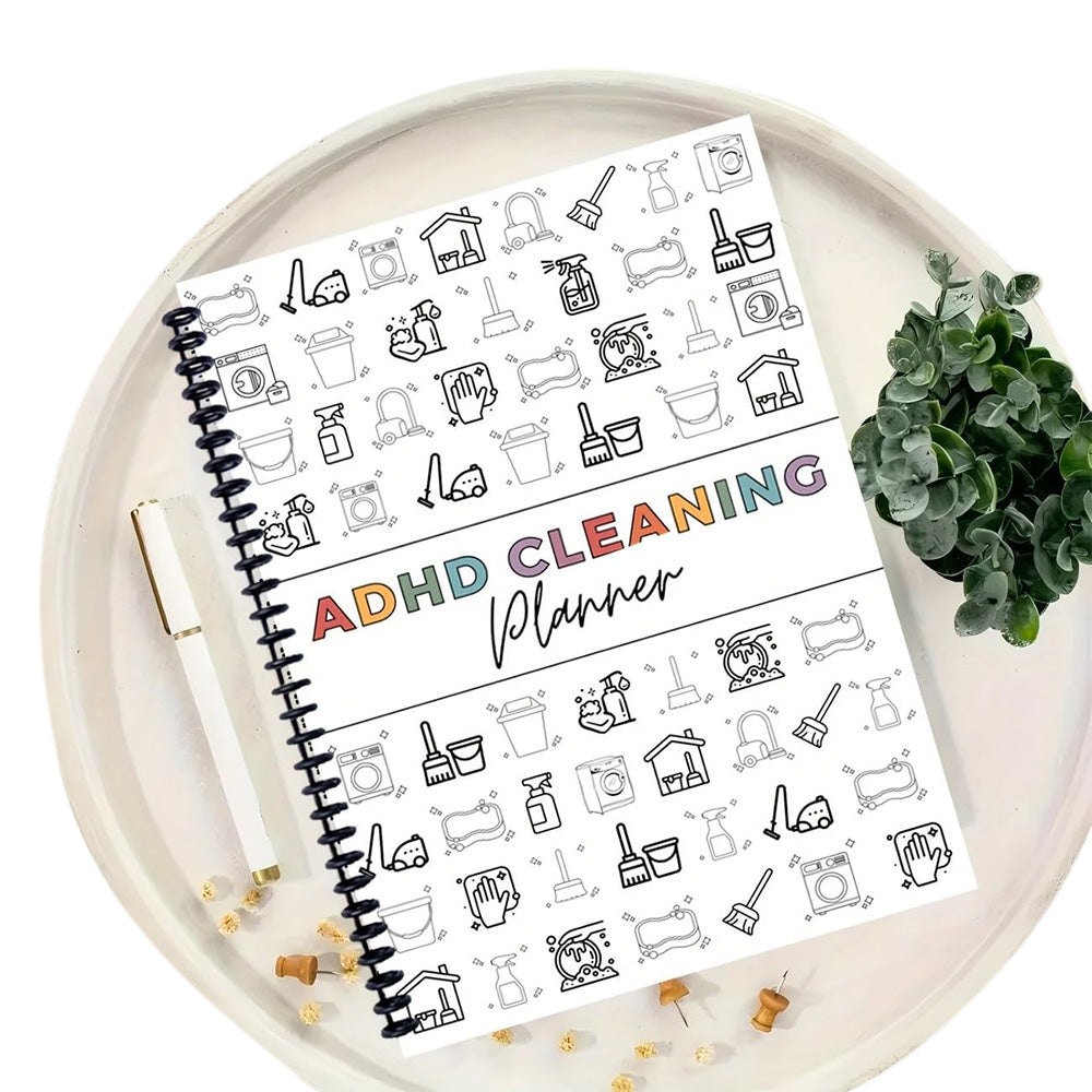 Cleaning Planner Cleaning Schedule and Checklist Organizer Notebook Editable