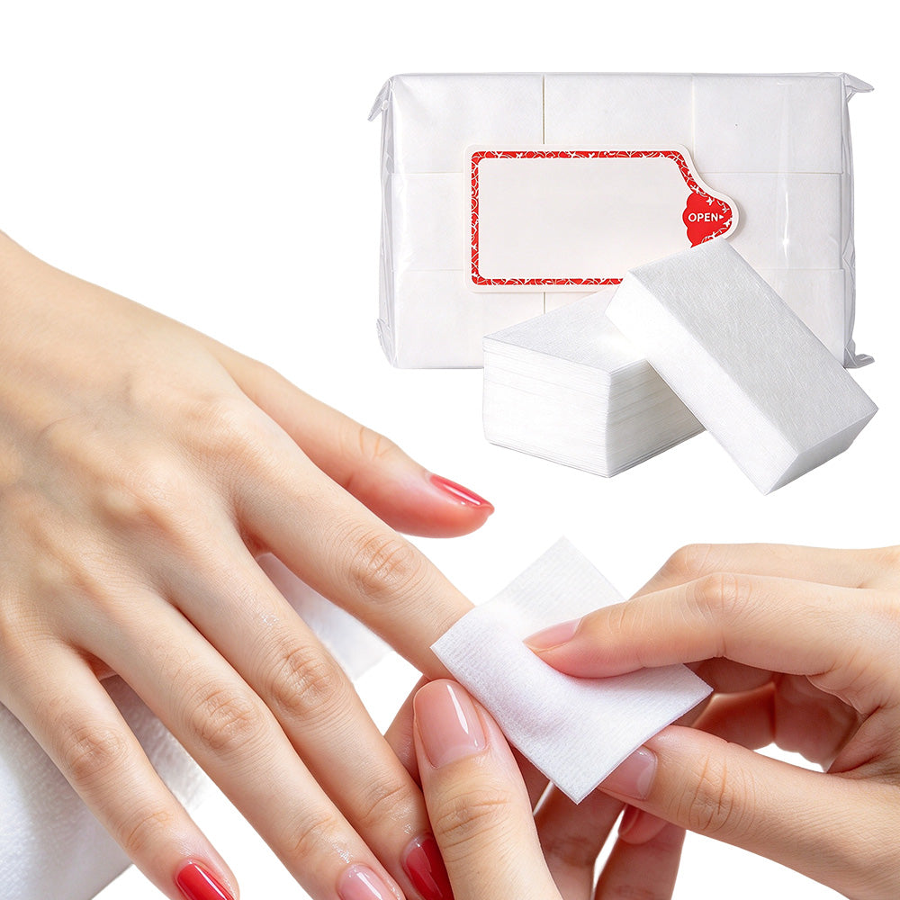 1000 Pack Lint Free Cotton Nail Wipes Manicure Cleaning Pads